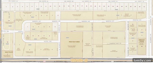 Pink Wall Neighborhood Boundaries - Preston Road, Northwest Highway, and PD-15
