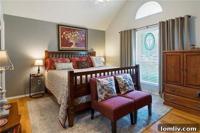 Interior view of 1402 Pecan Creek Drive with hardwood floors