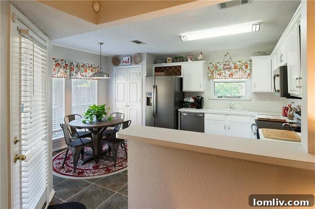 Kitchen or living area in Pecan Creek home