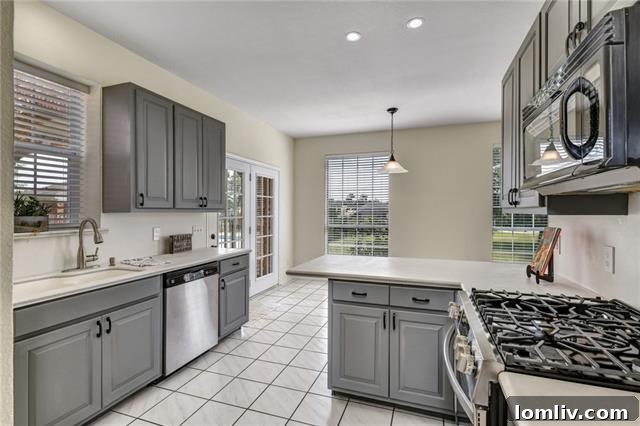 Recently renovated kitchen with eat-in area at 1324 Willow Lane