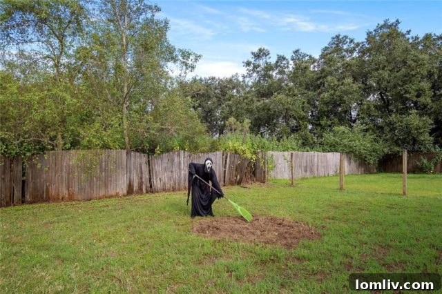 Another costumed character in a bedroom of the Florida starter home