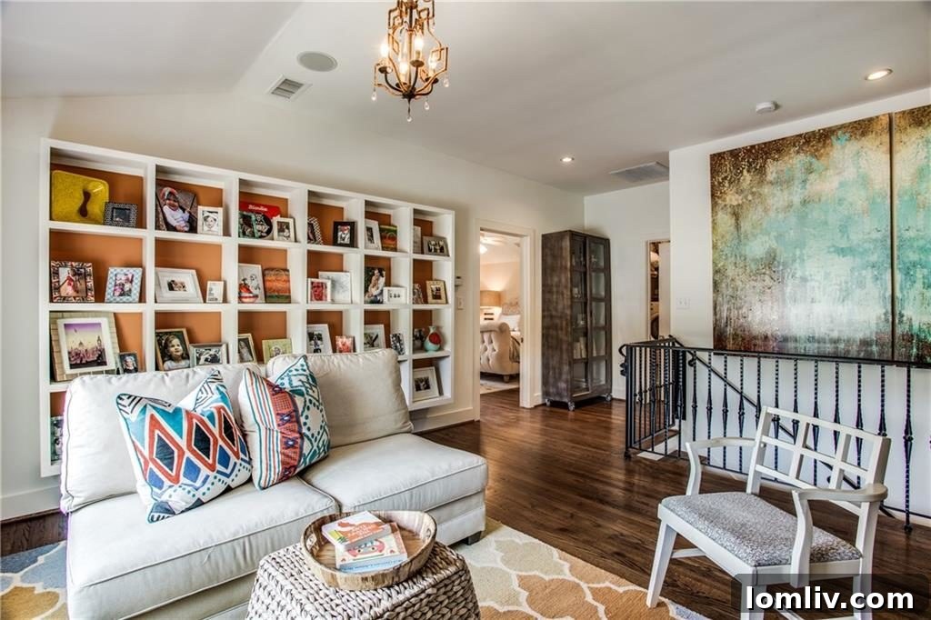 View of the open concept living and kitchen areas, ideal for entertaining