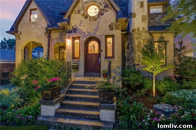 Vibrant exterior of 6918 Pasadena at dusk, with ambient lighting