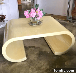 Scroll Coffee Table from The Eclectic Den