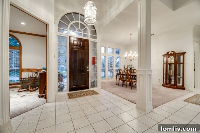 Elegant Entryway and Living Spaces