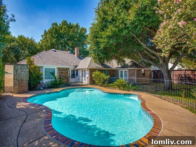 Large Backyard with Swimming Pool and Patio Area for Entertaining