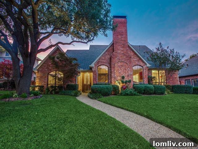 Beautifully Renovated Exterior of 5827 Mapleshade Lane in Bent Trail