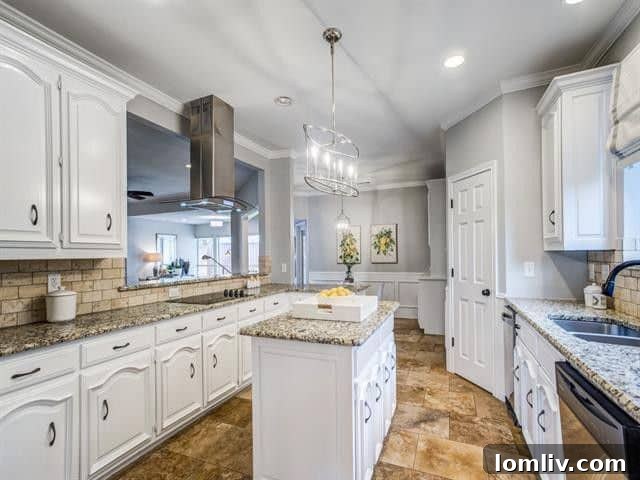 Modern, Renovated Kitchen with Stainless Steel Appliances