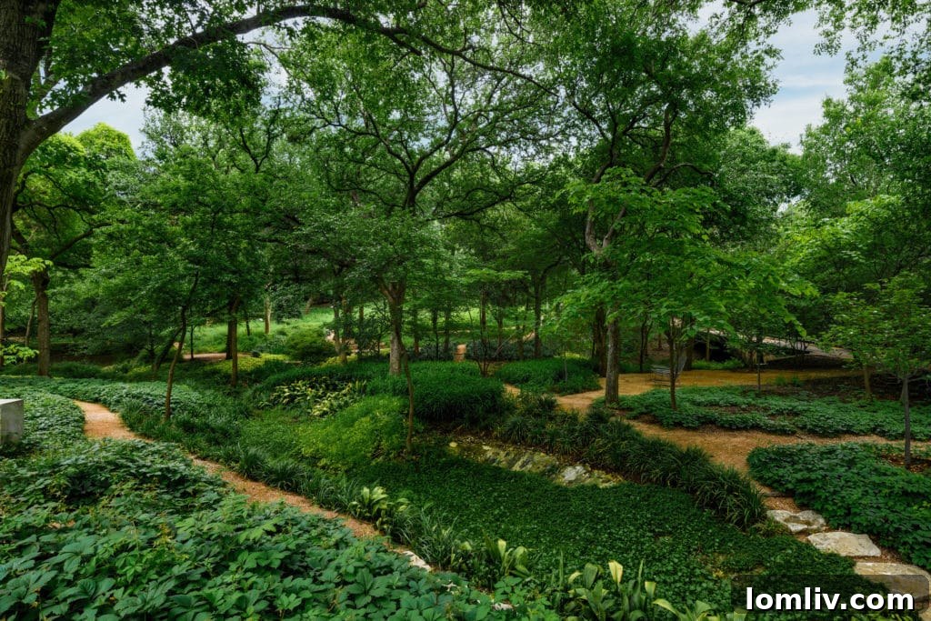 Edward Larrabee Barnes' Signature Modern Estate in Preston Hollow 11 Award-winning landscape design by Reed Hilderbrand