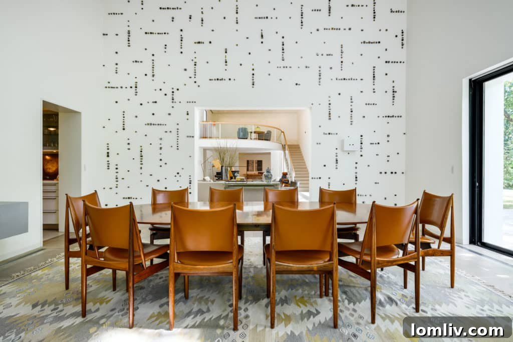 Edward Larrabee Barnes' Signature Modern Estate in Preston Hollow 5 Contemporary interior design of a Dallas luxury home