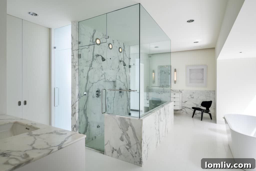 Edward Larrabee Barnes' Signature Modern Estate in Preston Hollow 9 Spacious bedroom in a Dallas luxury home