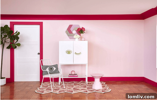 Glamorous Eye-Con Bar Cabinet with a winking eye motif.