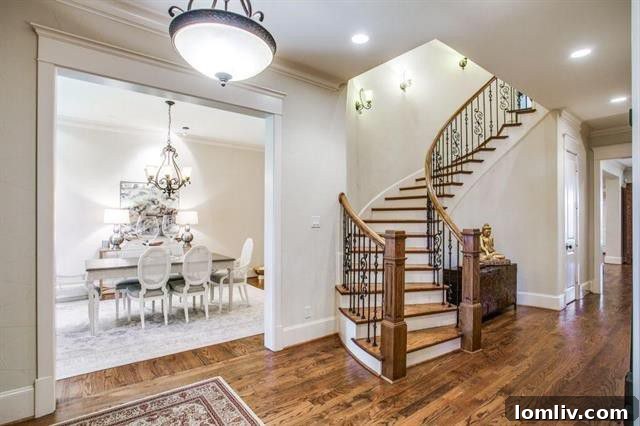 Spacious Living Area with Hardwood Floors in Highland Park Home