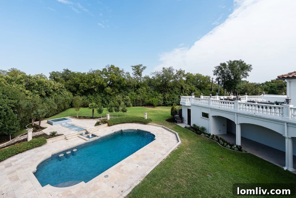 Luxurious Estate Grounds with Pool and Guest Quarters