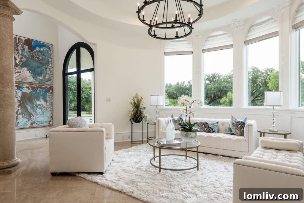 Modernized Formal Living Room After Updates for Contemporary Buyers