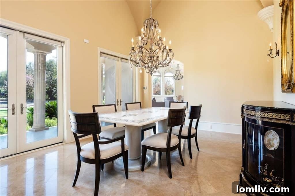 Formal Dining Room Before Renovation with Traditional Decor