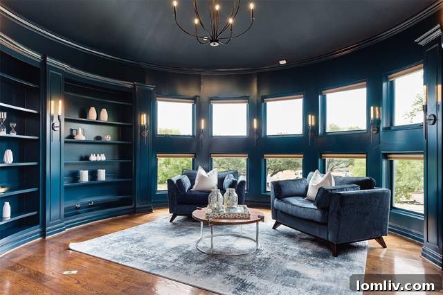 Bright and Modern Living Area After Painting Woodwork