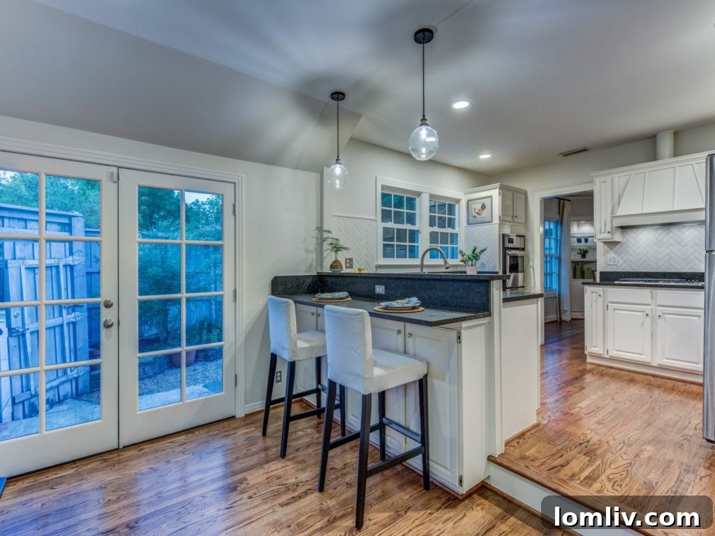 Raised kitchen ceilings and new lighting