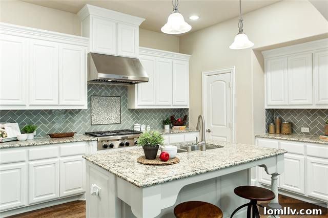 Spacious living room with fireplace in Lewisville