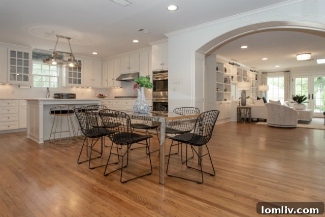Modern kitchen with ample counter space and central island, serving as the natural hub for social gatherings at 3720 Cresthaven Terrace