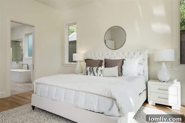 A serene living space at 6442 Chevy Chase, providing immediate refuge and comfort