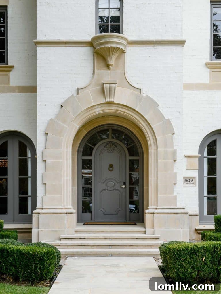 Highland Park Mediterranean Home Exterior Architecture