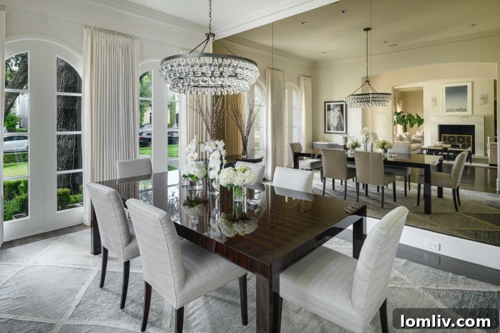 Highland Park Mediterranean Dining Area