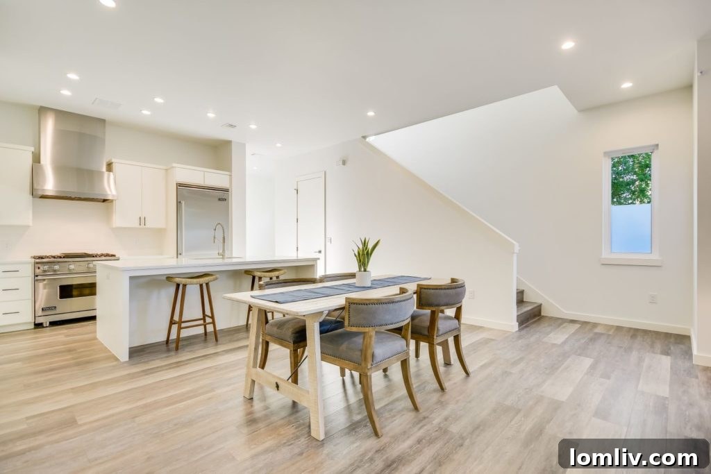 Viking stainless steel kitchen appliances and granite countertops, showcasing quality.
