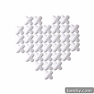 Umbra Cross Stitch Dimensional Wall Decor, black X shapes for creative wall art