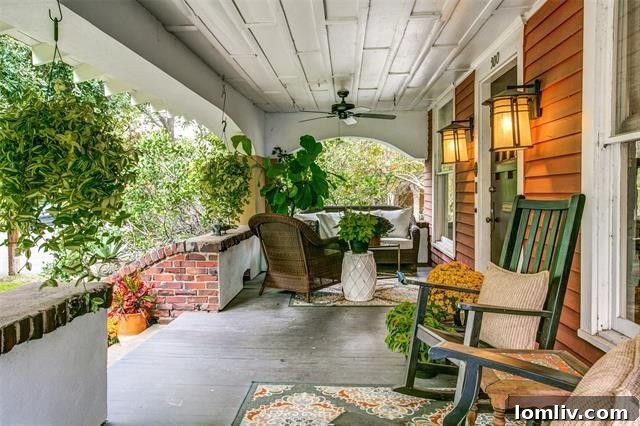 Elegant living area of the Montclair Bungalow