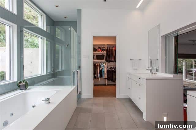 Architectural Interior View of Rivercrest Home