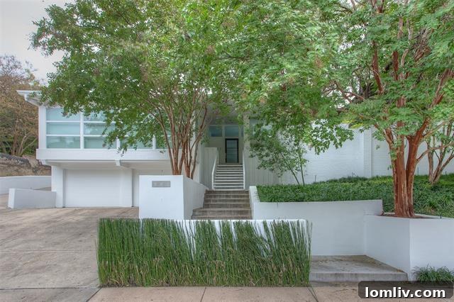 Multi-Level Exterior of John Flore Designed Home