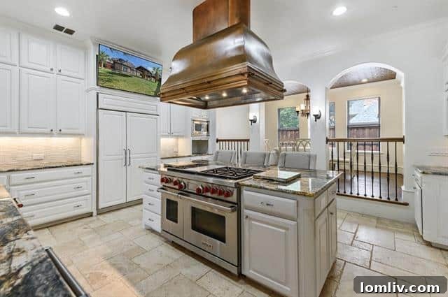Frisco's Chapel Creek: Where New Homes Embrace '00s Grandeur 5 Kitchen and Living Area at Bristol Place