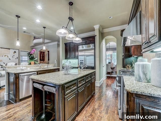 Sondra Drive Grandeur: An Expansive Lakewood Residence 6 Gourmet Kitchen with Stainless Steel Appliances