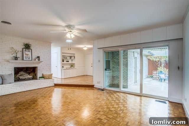 Updated Mid-Century Kitchen with Stainless Steel Appliances