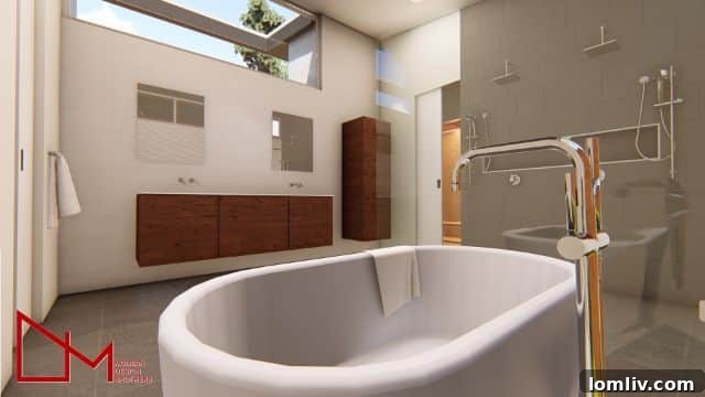 Bright and airy interior of a Modern Design Brothers custom build