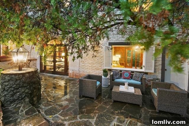 Architectural details and craftsmanship at 1125 N Canterbury Court