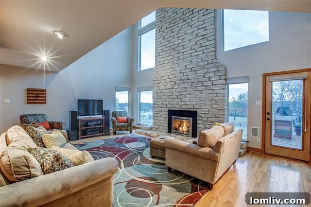 Bright and Open Concept Living Space