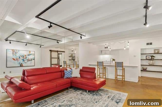 Modern European-style kitchen in 2711 Hood Street Unit B, a Bud Oglesby condo