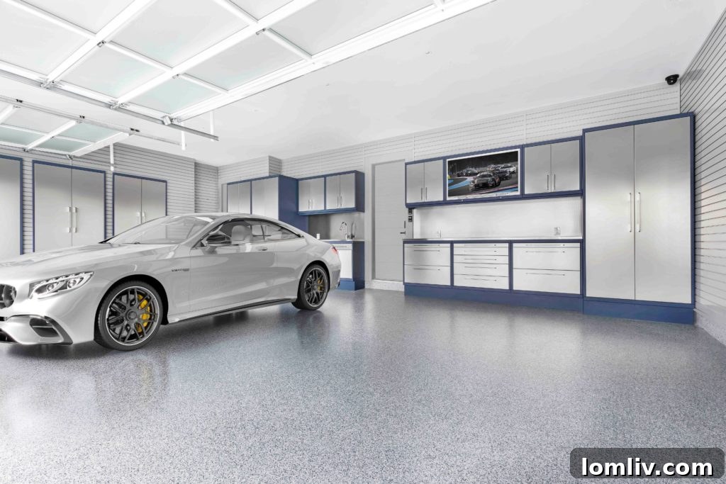 Luxury Garage Transformation by Garage Living Texas