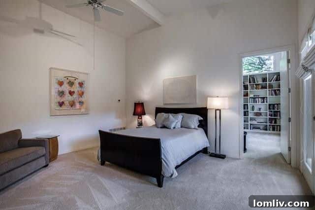 Master Suite with Soaring Ceilings
