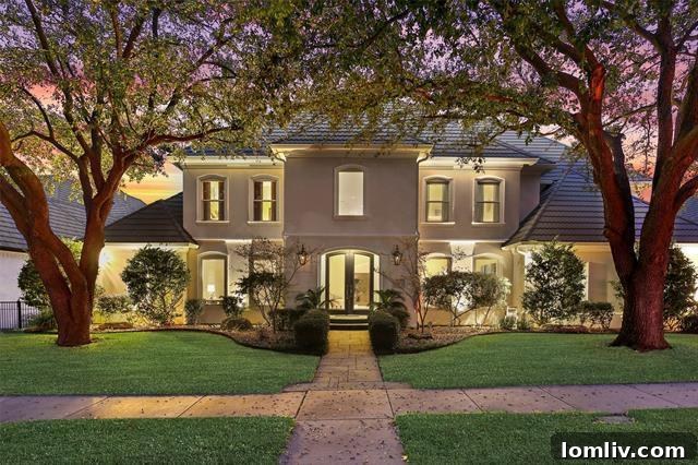 Frisco Luxury Home Exterior View