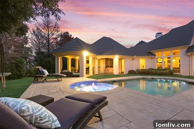 Stunning Backyard Oasis with Pool, Spa, and Covered Patio