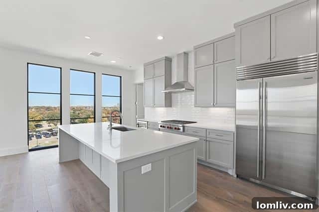 Spacious Frisco Condo Bedroom with Ample Natural Light