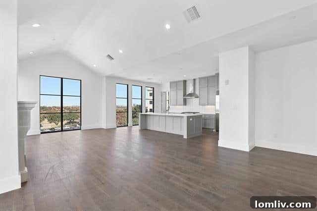 Elegant Entryway and Hallway in Stonebriar Corvalla Flat