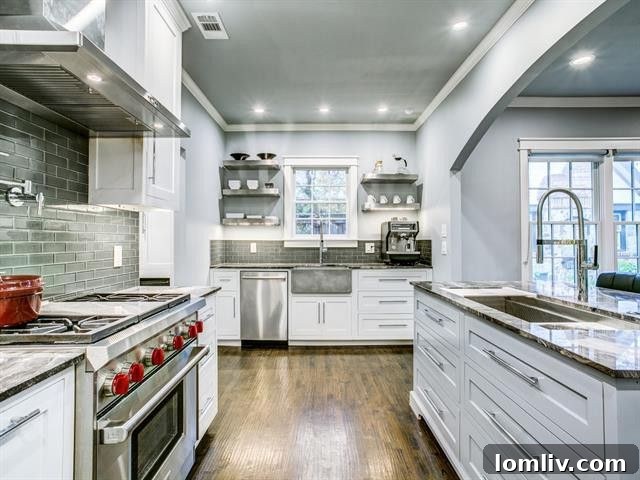 Modern Kitchen in Renovated Tudor