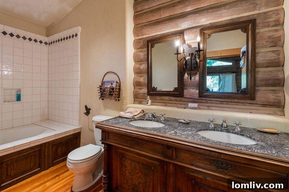 Lone Oak Ranch Master Bathroom Tub
