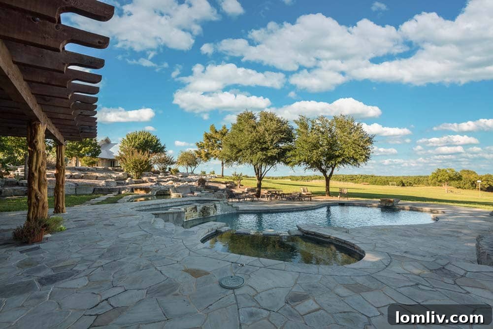 Lone Oak Ranch Aerial View 2