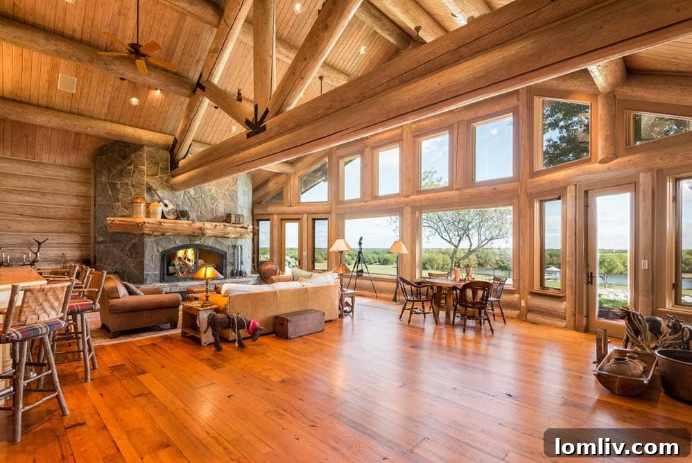 Rare Find: North Dallas Ranch Adjoining Protected Lands Goes to Auction 4 Lone Oak Ranch Interior View