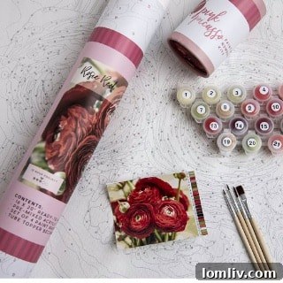Pink Picasso Adult Paint by Numbers kit
